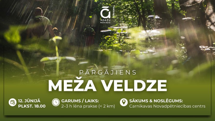 12.VI Pārgājiens "Meža veldze" Carnikavā