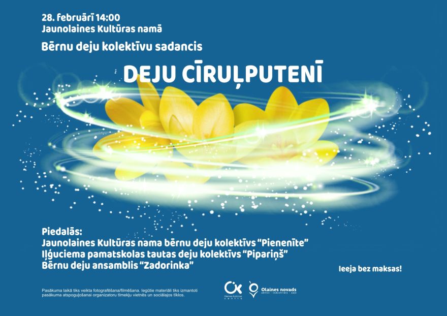 28.II Deju kolektīva "Pienenīte" sadancis "Deju cīruļputenī" Jaunolainē