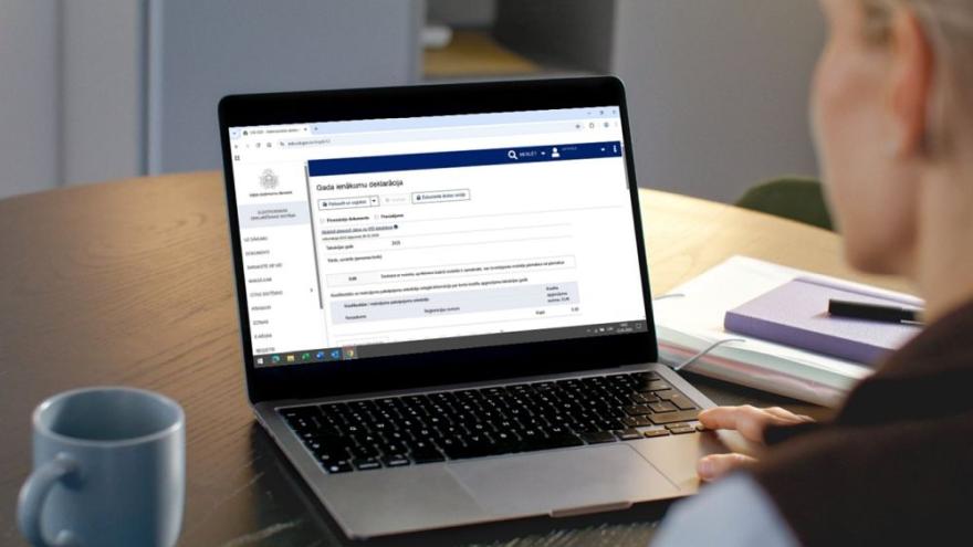 Attēls rakstam: EDS vienkāršota pagājušā gada ienākumu deklarācijas forma