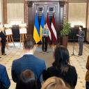 Attēls rakstam: Saeima pauž atbalstu Ukrainai, pieminot tās pretošanos Krievijas bruņotajai agresijai