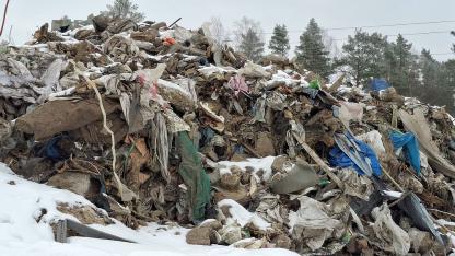 Attēls rakstam: VVD Babītes pagastā konstatē nelegālu būvniecības  atkritumu izgāšanu